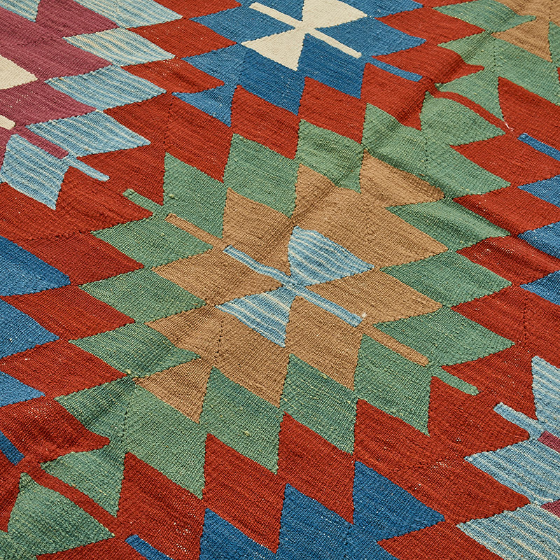 Turkish Handwoven Kilim Rug - K0092399