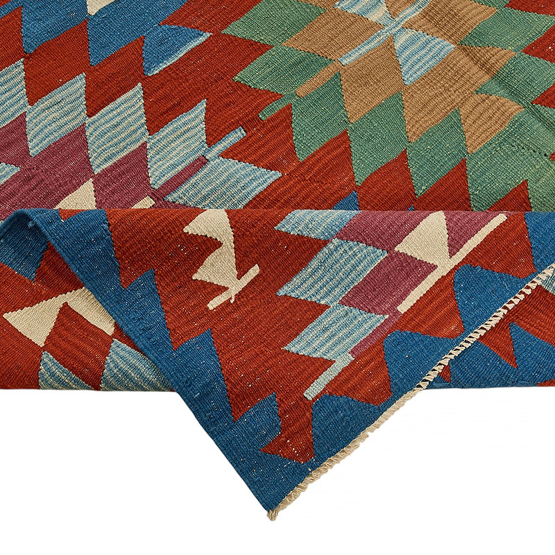Turkish Handwoven Kilim Rug - K0092399