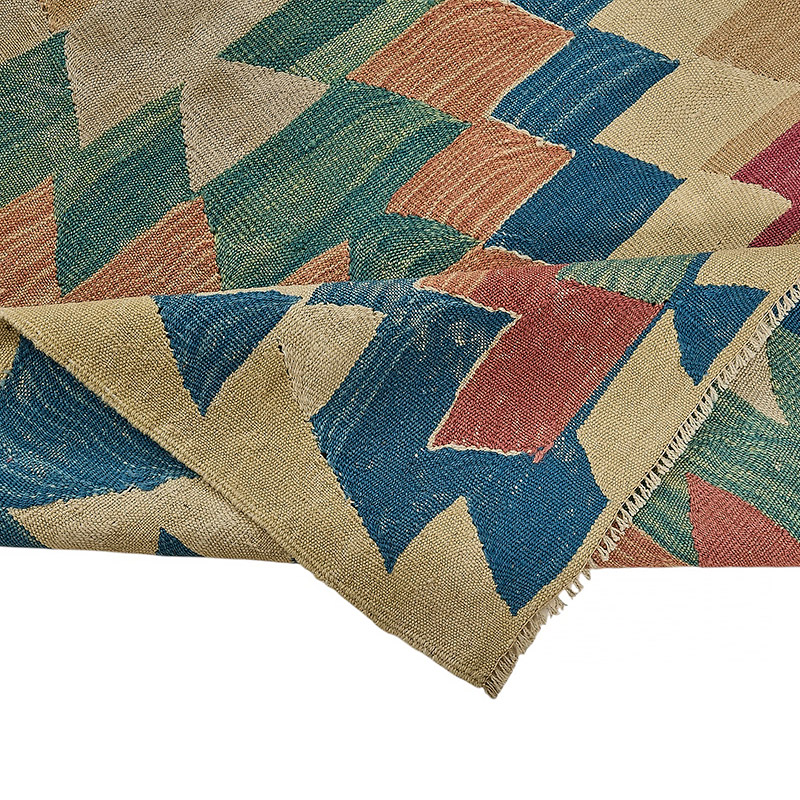 Turkish Handwoven Kilim Rug - K0092401