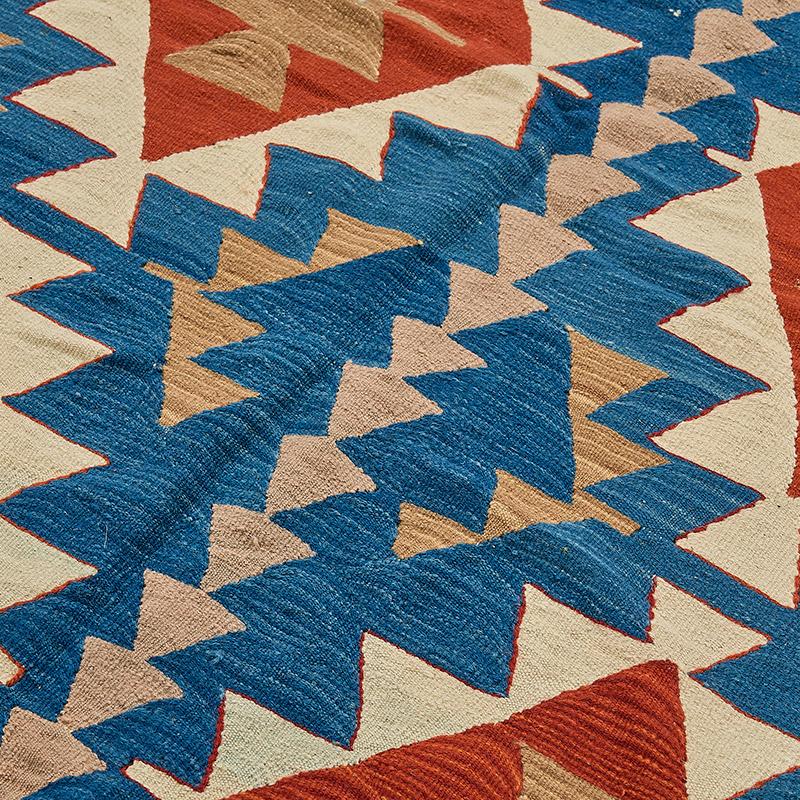Turkish Handwoven Kilim Rug - K0092402