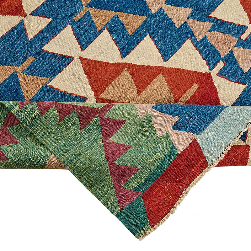 Turkish Handwoven Kilim Rug - K0092402