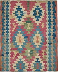 Alfombra Kilim Turca Tejida a Mano
