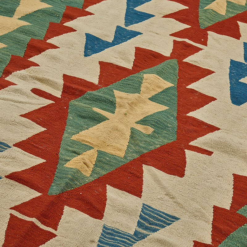 Turkish Handwoven Kilim Rug - K0092408