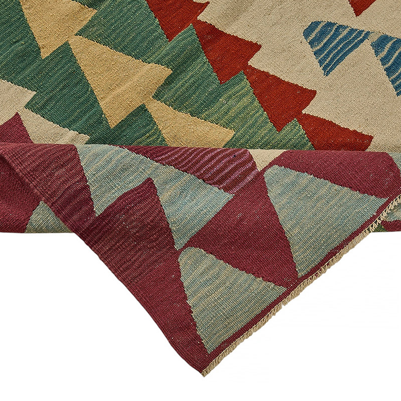 Turkish Handwoven Kilim Rug - K0092408