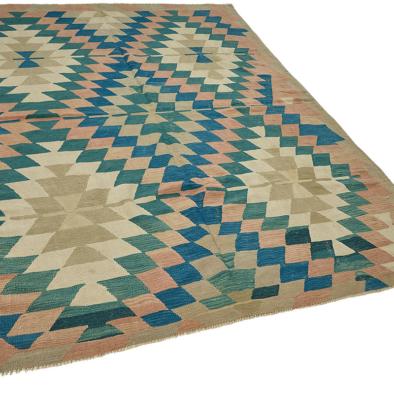 Turkish Handwoven Kilim Rug - K0092411