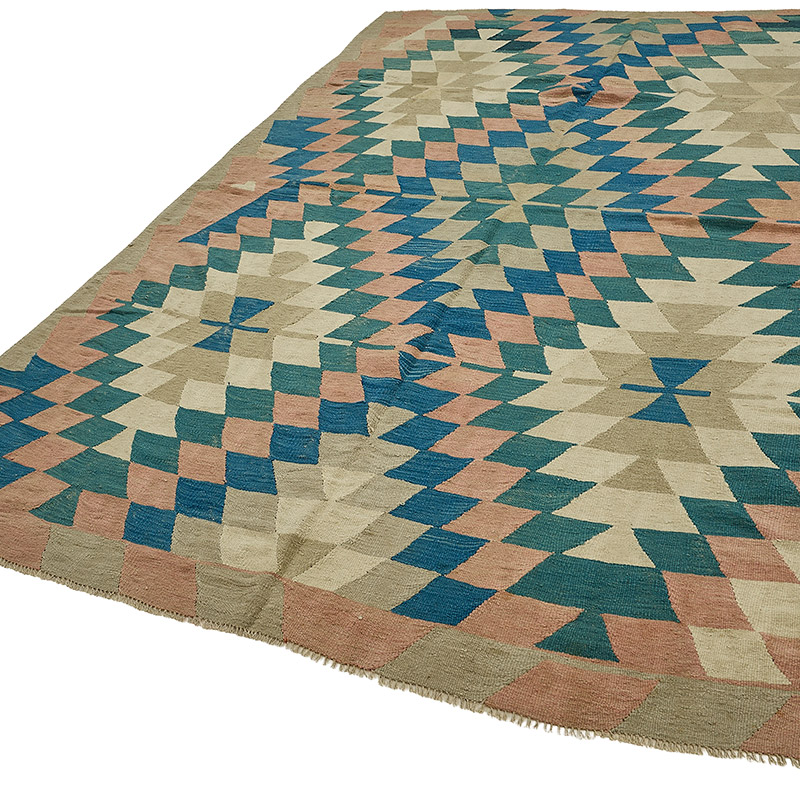 Turkish Handwoven Kilim Rug - K0092411
