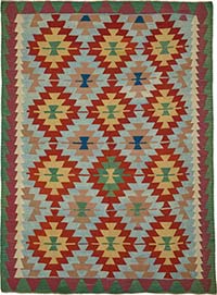 Alfombra Kilim Turca Tejida a Mano
