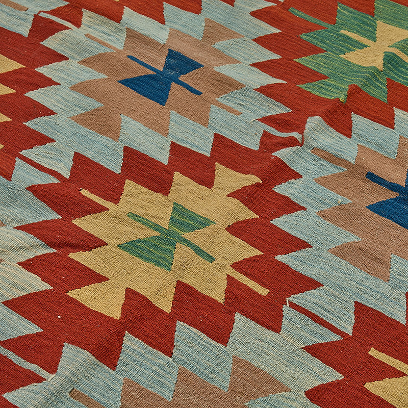 Turkish Handwoven Kilim Rug - K0092412