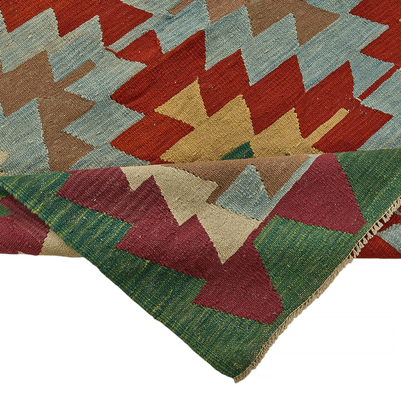 Turkish Handwoven Kilim Rug - K0092412