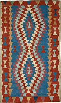 Alfombra Kilim Turca Tejida a Mano