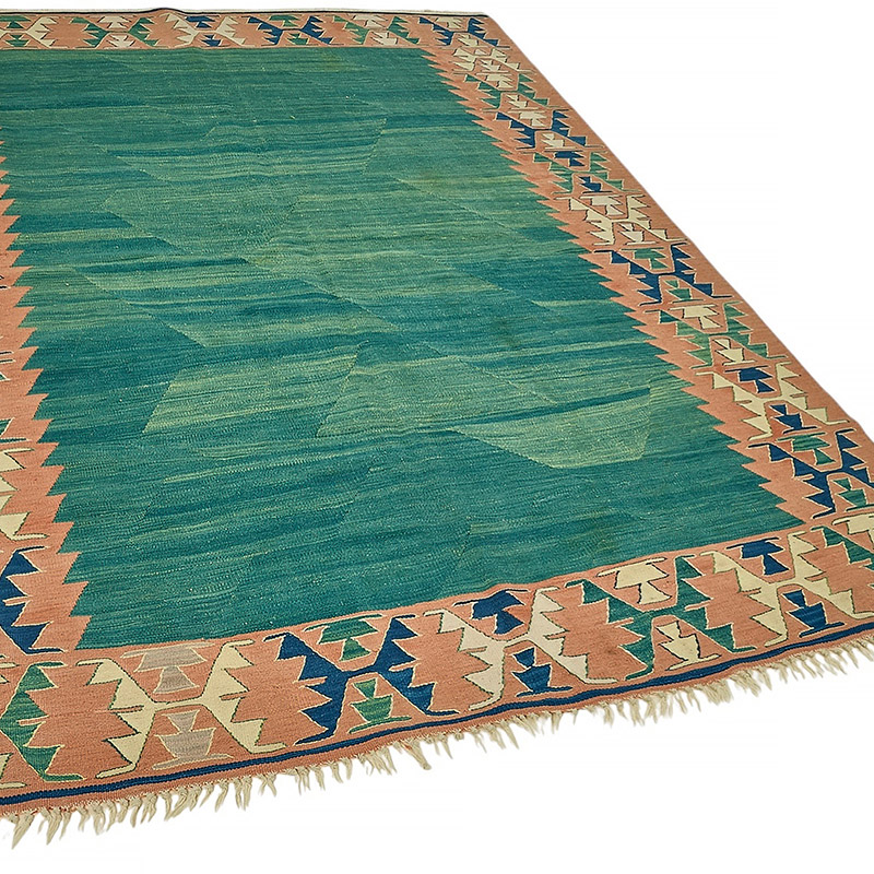 Turkish Handwoven Kilim Rug - K0092417