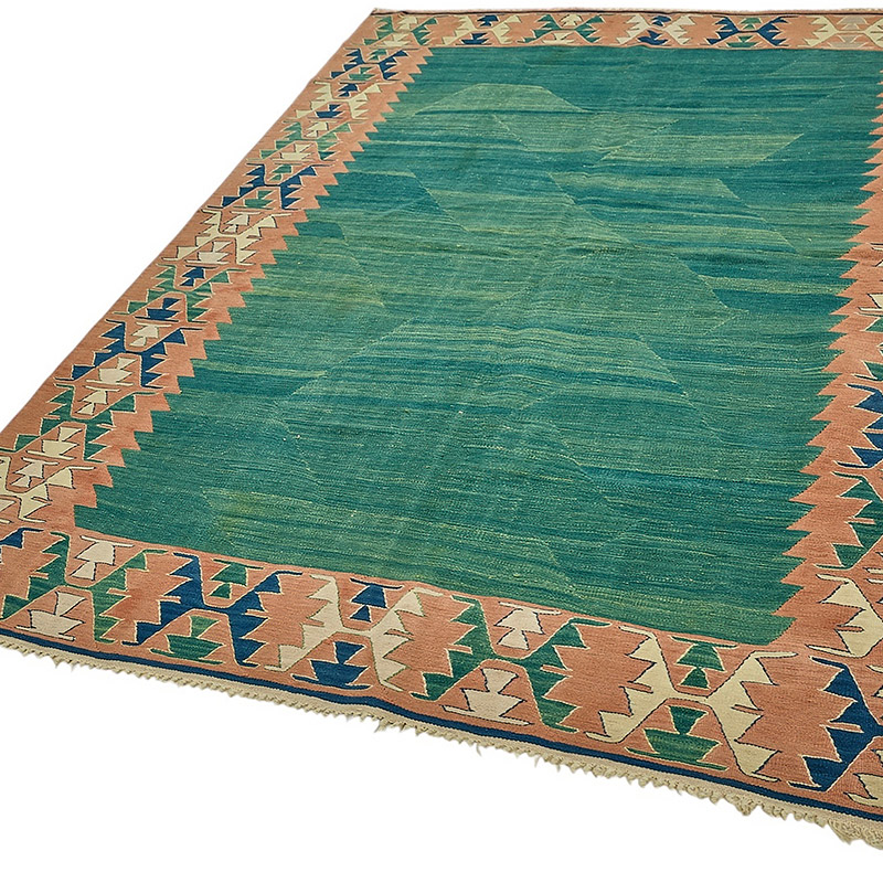 Turkish Handwoven Kilim Rug - K0092417