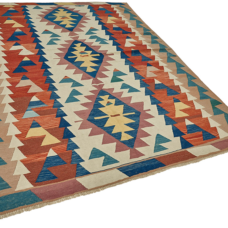 Turkish Handwoven Kilim Rug - K0092418