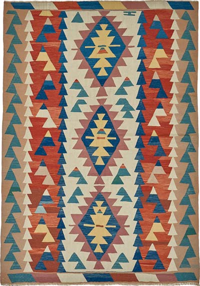 Turkish Handwoven Kilim Rug