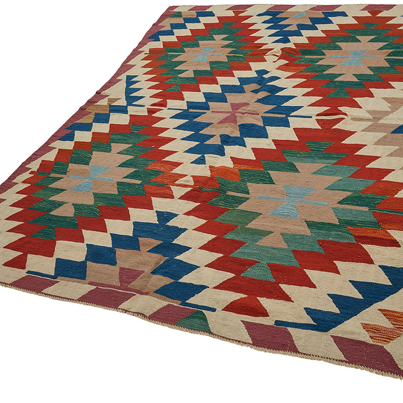 Turkish Handwoven Kilim Rug - K0092419