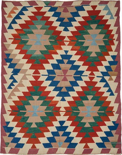 Turkish Handwoven Kilim Rug