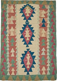 Alfombra Kilim Turca Tejida a Mano