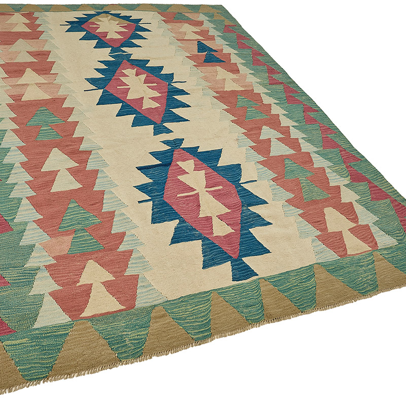 Turkish Handwoven Kilim Rug - K0092422