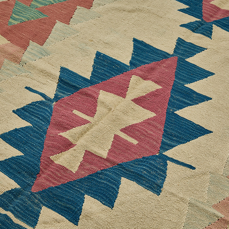 Turkish Handwoven Kilim Rug - K0092422
