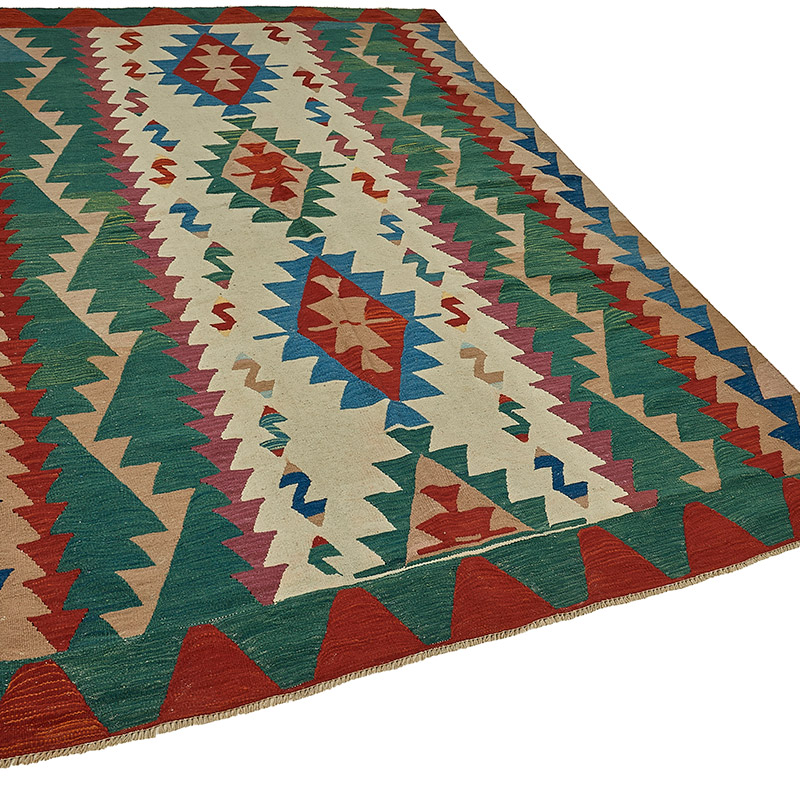 Turkish Handwoven Kilim Rug - K0092428