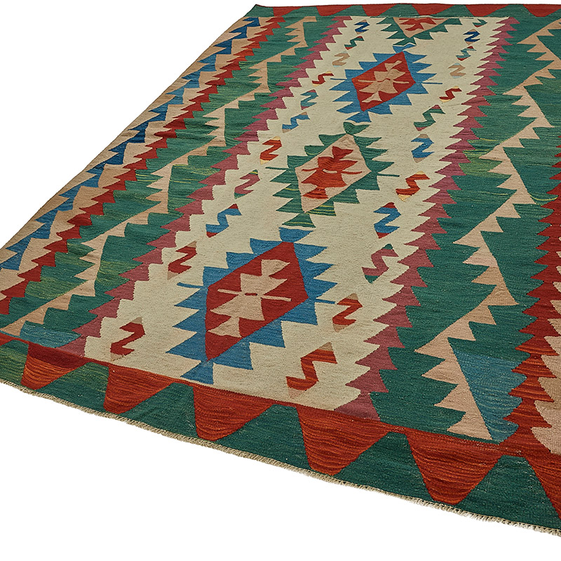 Turkish Handwoven Kilim Rug - K0092428
