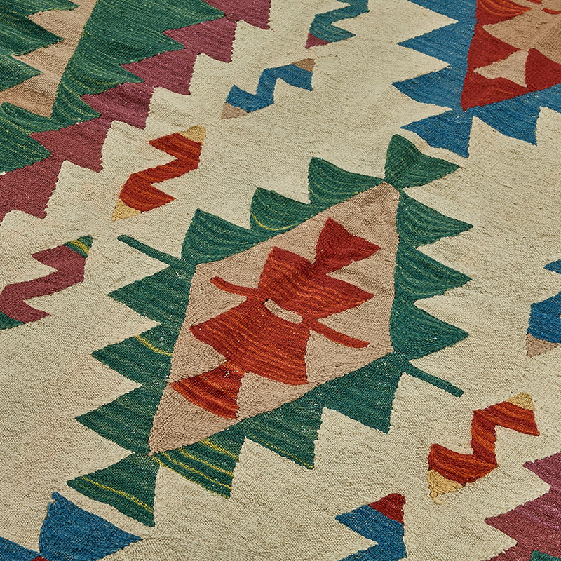 Turkish Handwoven Kilim Rug - K0092428