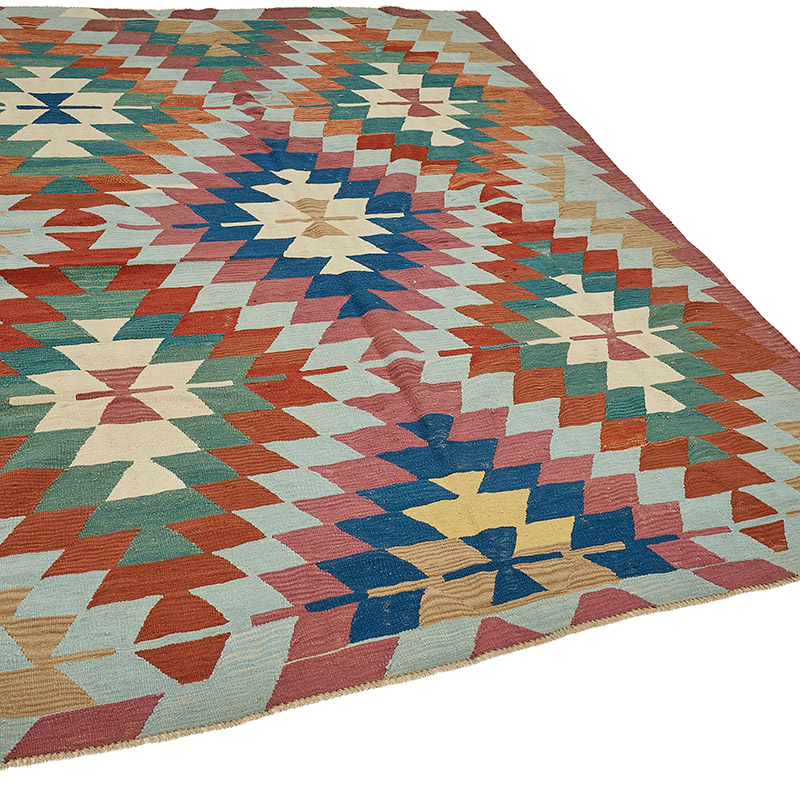 Turkish Handwoven Kilim Rug - K0092430