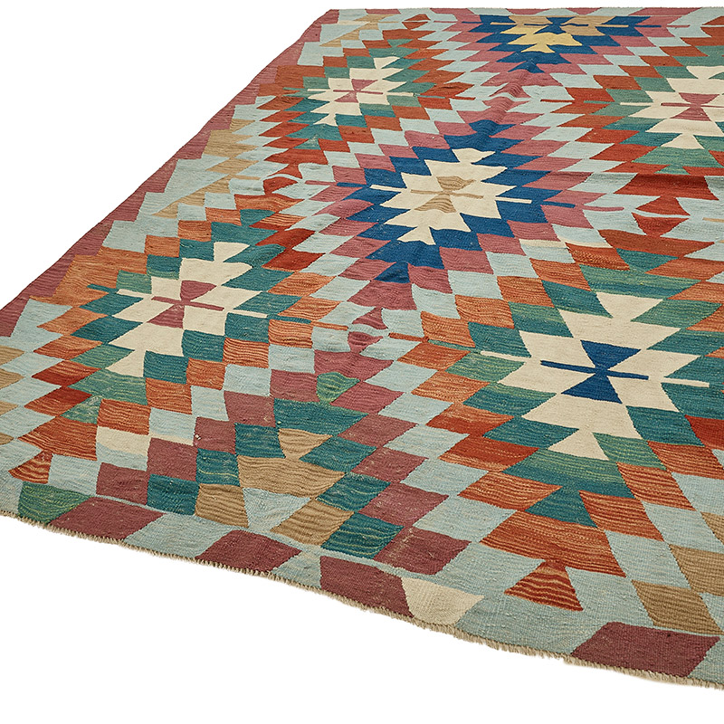 Turkish Handwoven Kilim Rug - K0092430