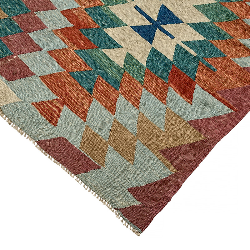 Turkish Handwoven Kilim Rug - K0092430