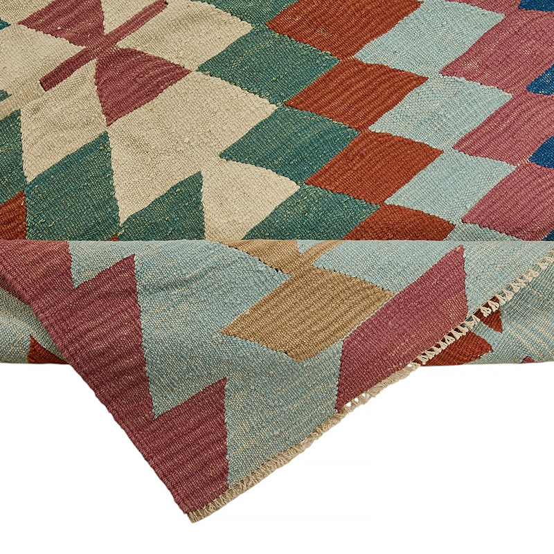 Turkish Handwoven Kilim Rug - K0092430