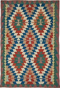 Alfombra Kilim Turca Tejida a Mano