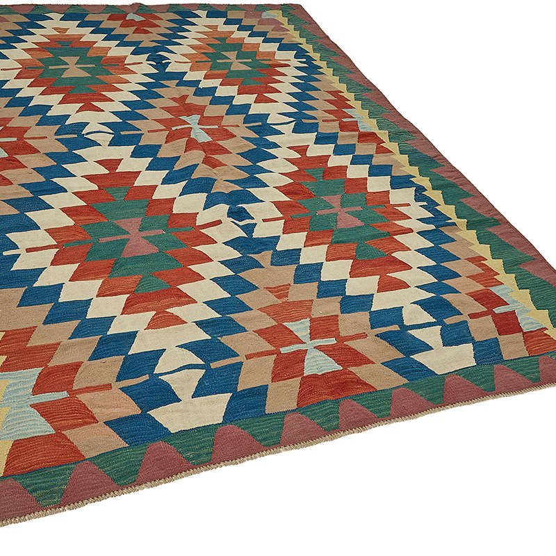 Turkish Handwoven Kilim Rug - K0092431