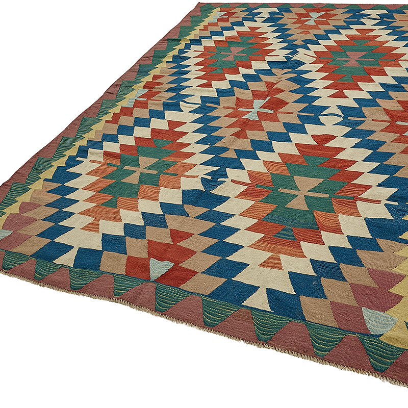 Turkish Handwoven Kilim Rug - K0092431