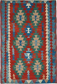 Alfombra Kilim Turca Tejida a Mano