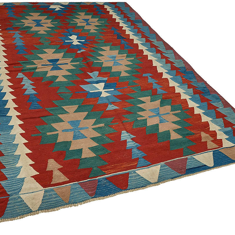 Turkish Handwoven Kilim Rug - K0092432