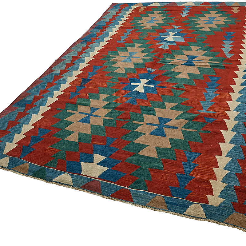 Turkish Handwoven Kilim Rug - K0092432