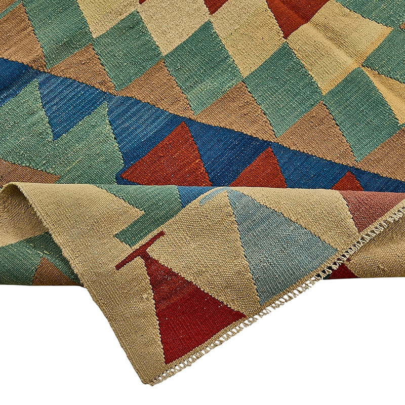 Alfombra Kilim Turca Tejida a Mano - K0092435