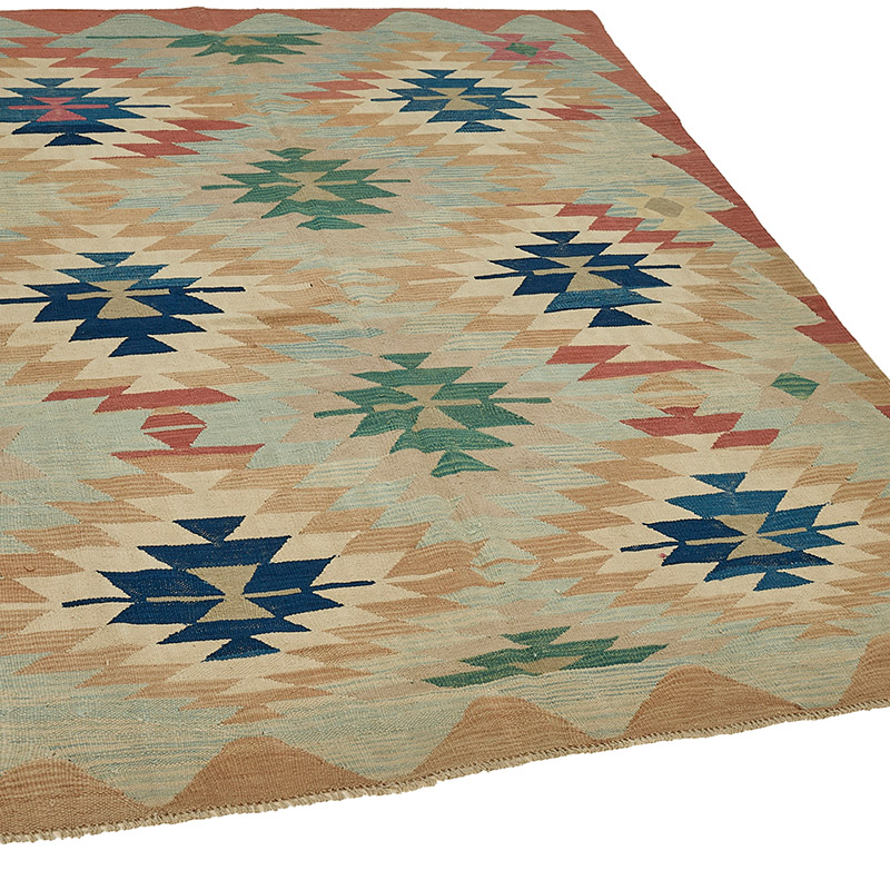 Turkish Handwoven Kilim Rug - K0092436