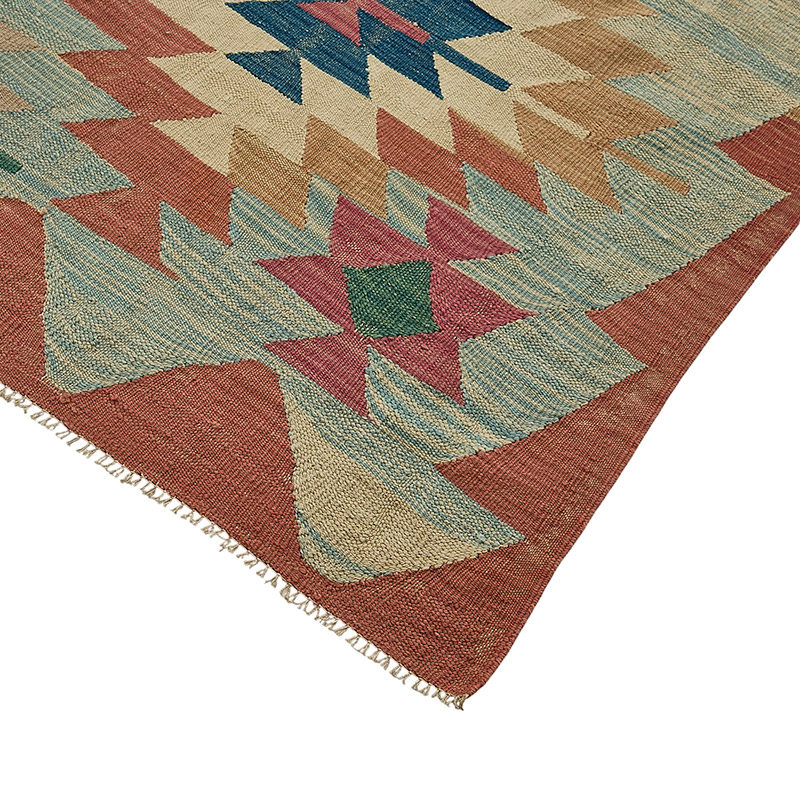 Turkish Handwoven Kilim Rug - K0092436