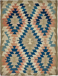 Alfombra Kilim Turca Tejida a Mano