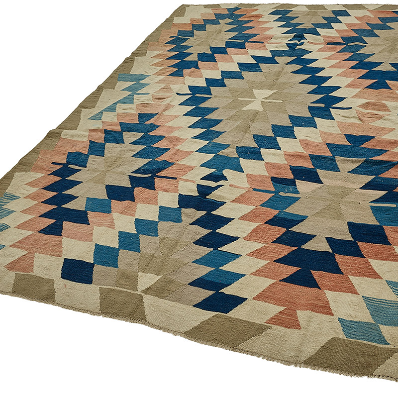 Turkish Handwoven Kilim Rug - K0092437