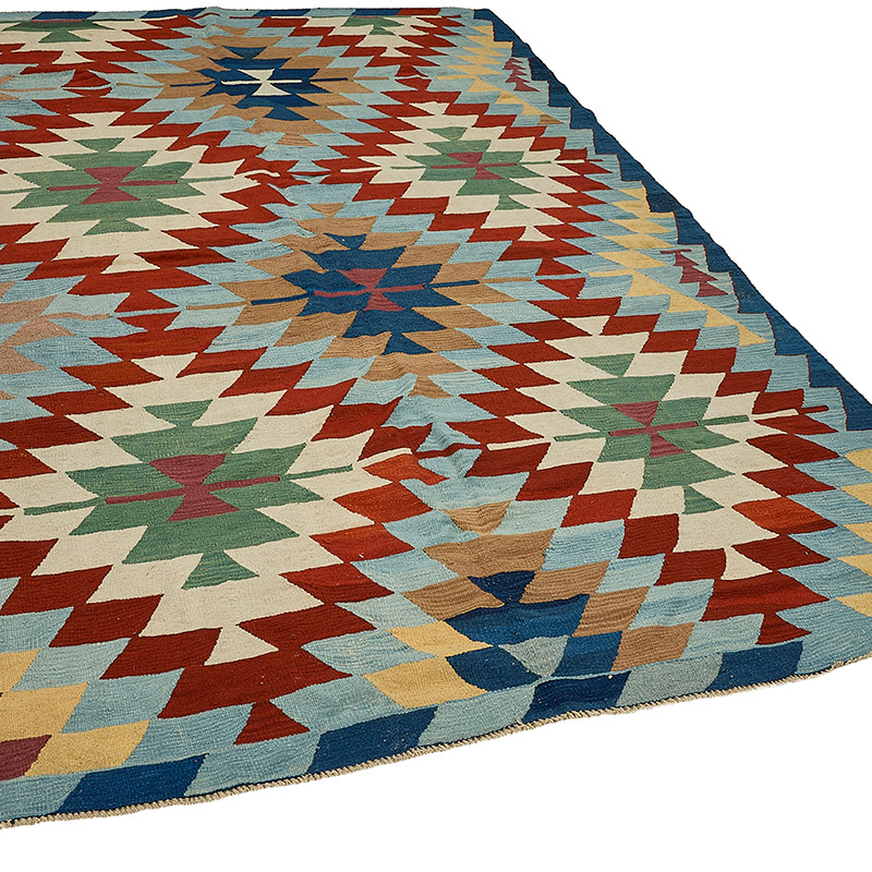 Turkish Handwoven Kilim Rug - K0092438