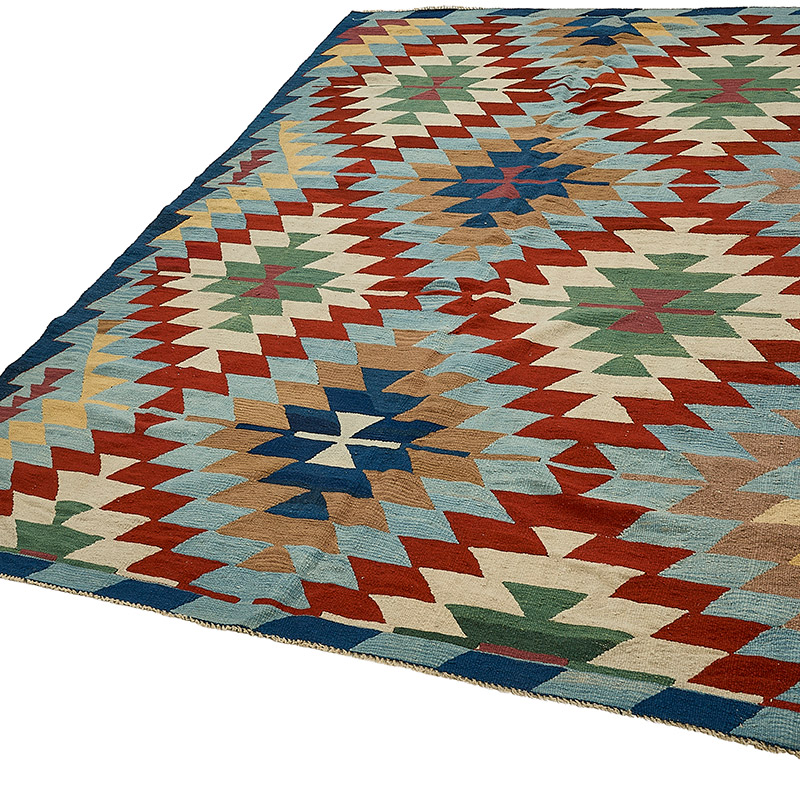 Turkish Handwoven Kilim Rug - K0092438