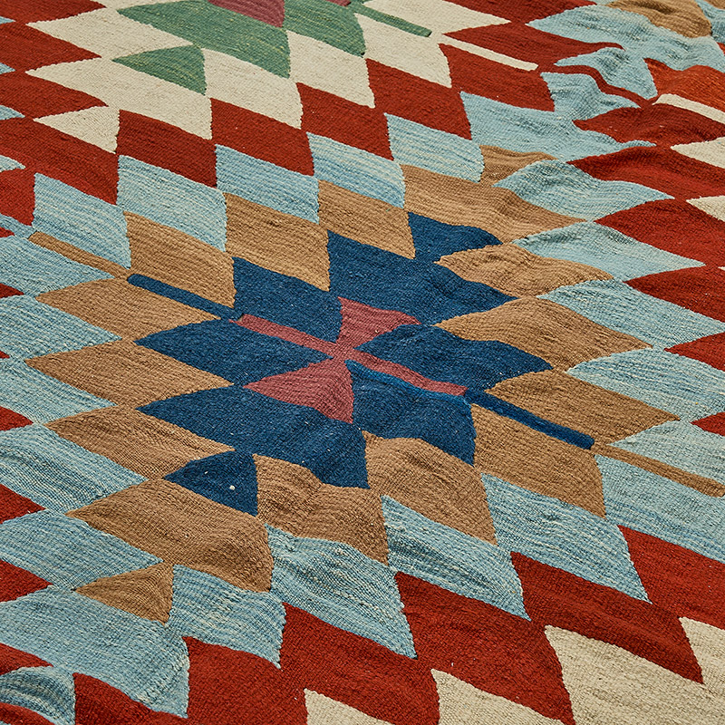 Turkish Handwoven Kilim Rug - K0092438