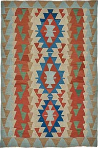 Alfombra Kilim Turca Tejida a Mano