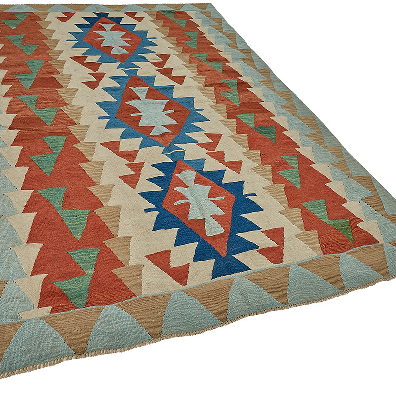 Turkish Handwoven Kilim Rug - K0092439