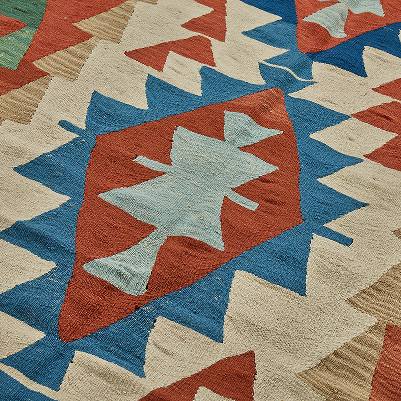 Turkish Handwoven Kilim Rug - K0092439