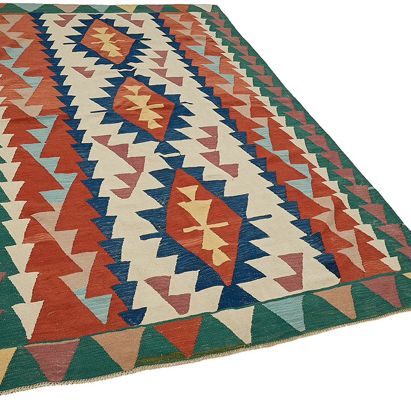 Turkish Handwoven Kilim Rug - K0092440