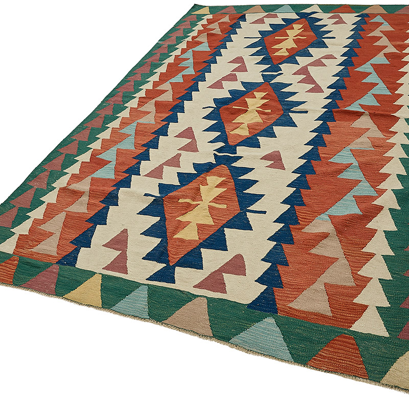 Turkish Handwoven Kilim Rug - K0092440