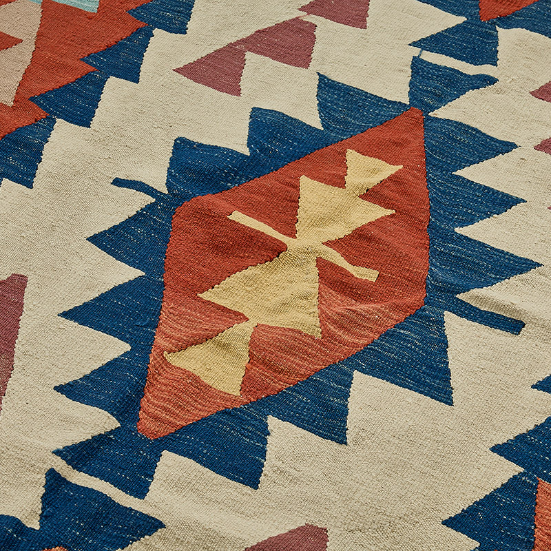 Turkish Handwoven Kilim Rug - K0092440